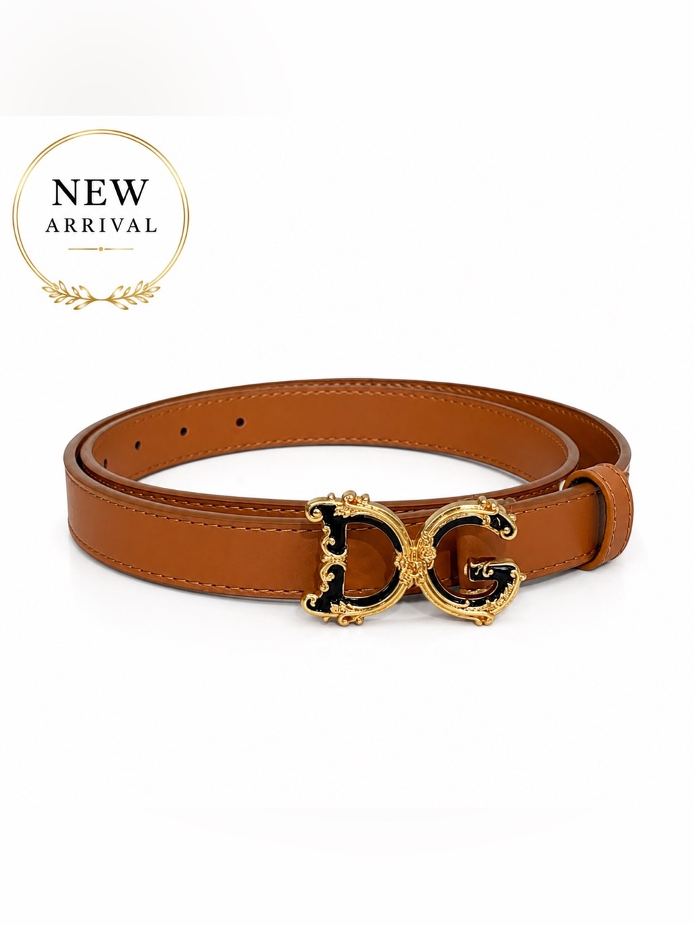 🤎 Women’s Leather Belt – Tan/Cognac 🤎